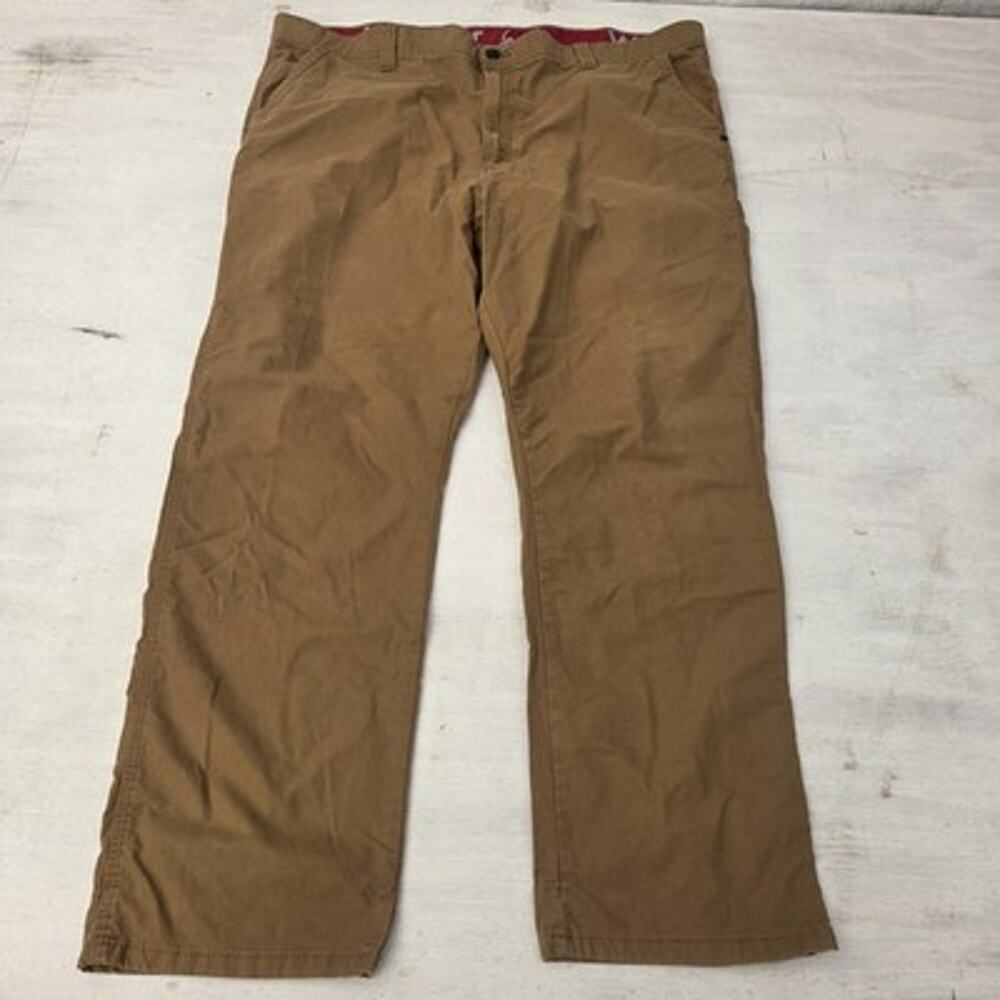 Wrangler Mens Rugged Utility Pants Straight Fit 44x30 Brown Outdoors Hiking